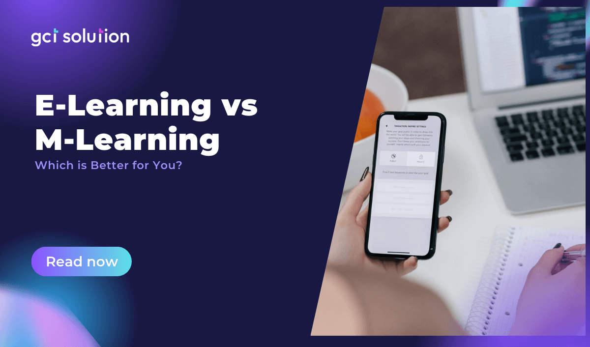 gct solution e learning and m learning