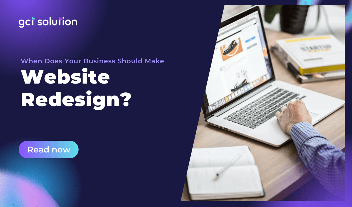 gct solution when business redesign website