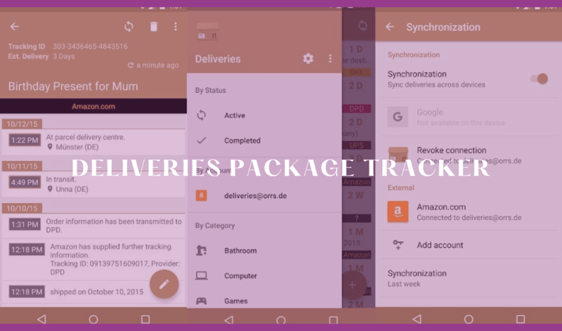 Deliveries Package Tracker Logistics Mobile App