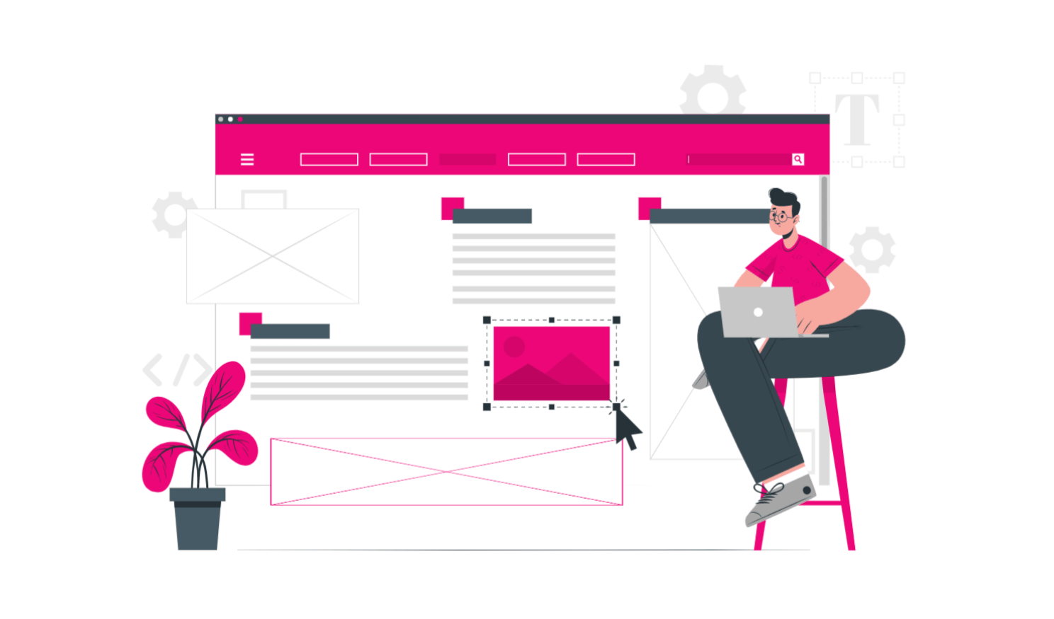 gct solution business website redesign