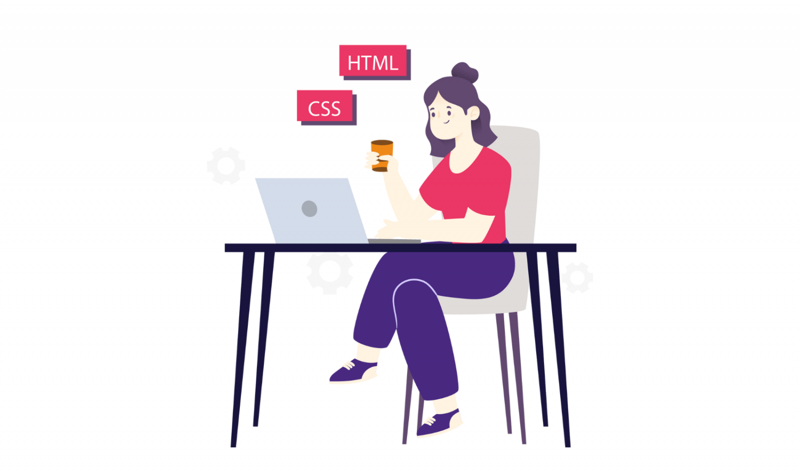 gct solution frontend programming language for your project css html