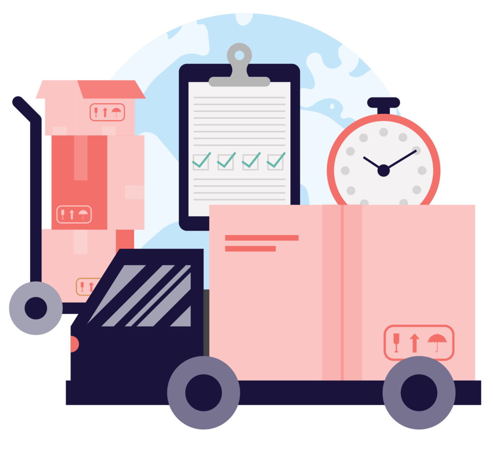 Displaying real-time delivery information